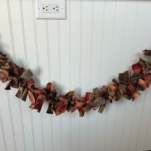 Shabby chic rag garland 1